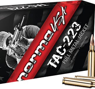 MUNIZIONI NORMA .223 REM TAC FMJ 3.6g 55 gr