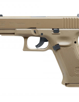 UMAREX GLOCK 19X Movimento centrale da 4,5 mm (0,177), CO₂, < 3,0 J, Coyote