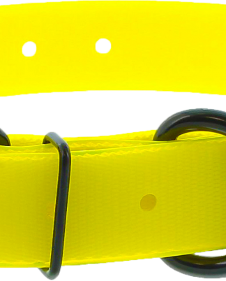 COLLARE IN POLIURETANO MEDIUM CANIHUNT GIALLO FLUO