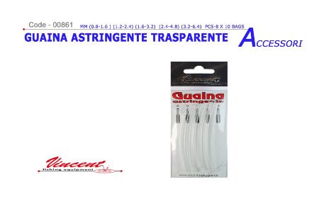 GUAINA TERMORESTRINGENTE TRASPARENTE Vincent