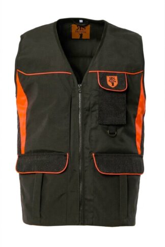 Gilet RS Hunting LV701 Verde e Arancio | Sport Line
