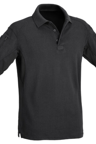 DEFCON 5 POLO TATTICA A MANICHE CORTE CON TASCHE BLACK