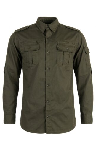 Camicia Policotone Verde ad Alta Resistenza | Outdoor e Lavoro