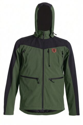 GIACCA SOFTSHELL Leggero MAN JACKET GREEN/BLACK