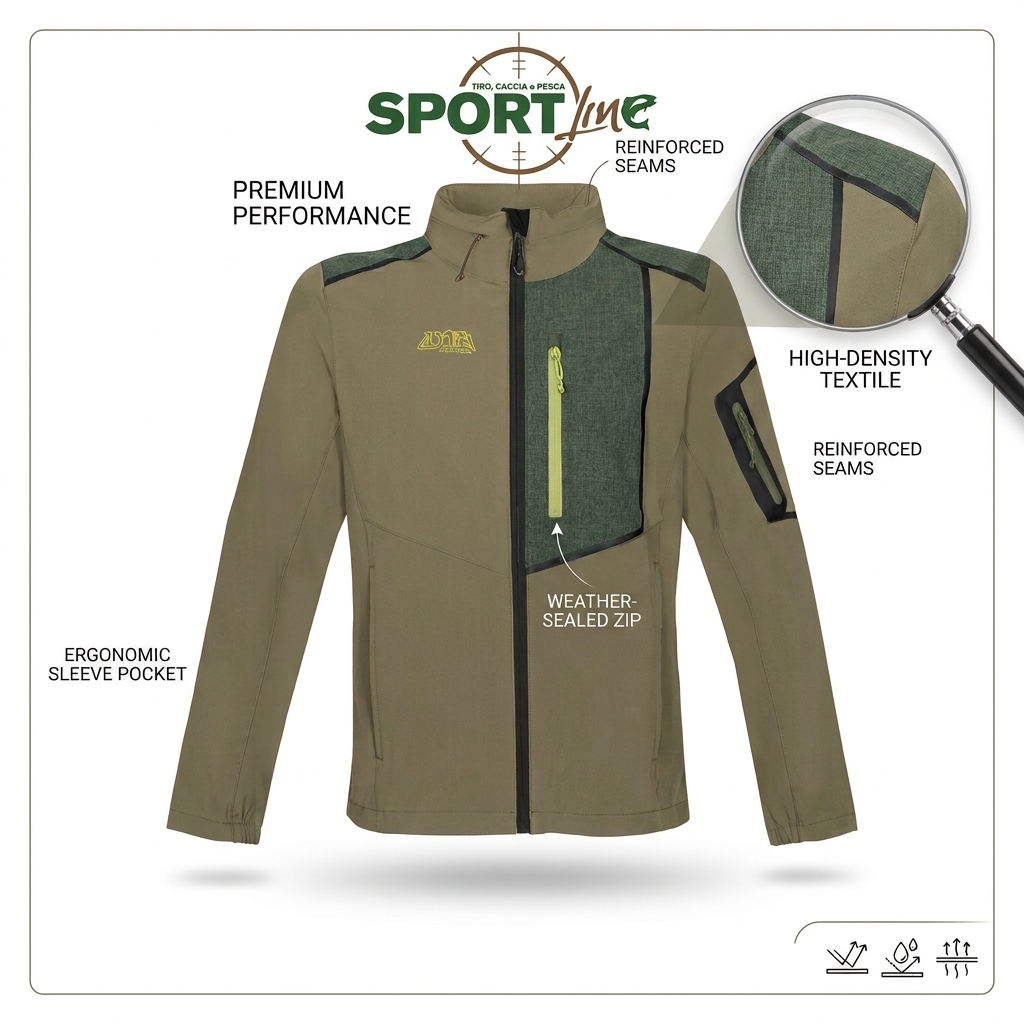 Giacca Softshell Outdoor Leggera ed Elasticizzata – Patriot Evo - immagine 2