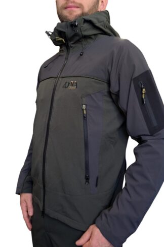 GIACCA HARD SHELL ELASTICIZZATO IDROREPELLENTE Man Jacket Zotta Forest