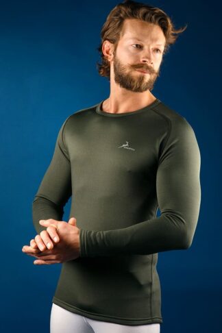 MAGLIA TERMICA KONUSTEX Progame-30 Verde Girocollo